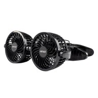 AMIO Ventilator za auto s zakačkom 2x4", 24V